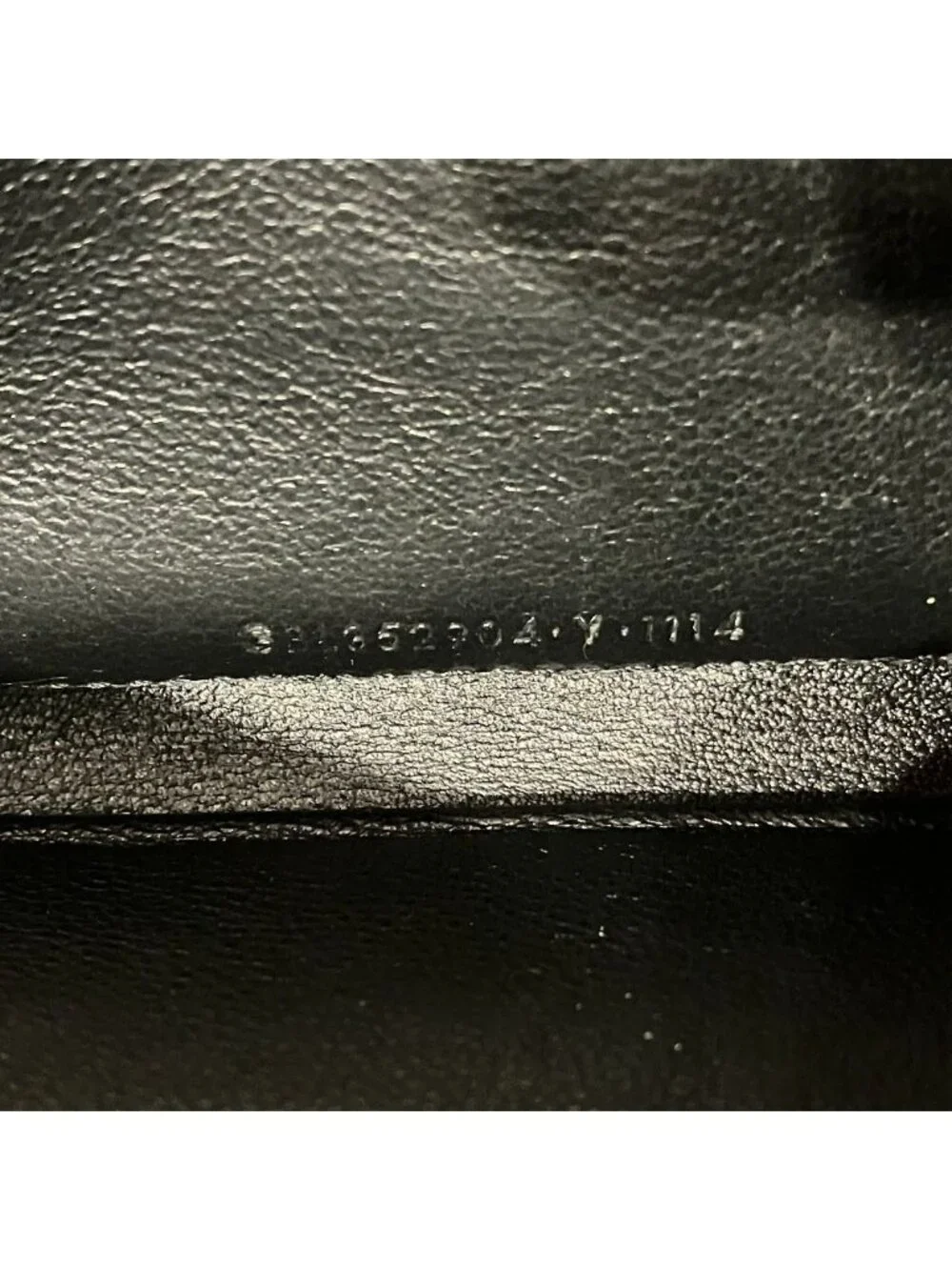 ★SOLD★ Saint Laurent Cassandra Leather Round Zip Wallet Black - Picture 10 of 10